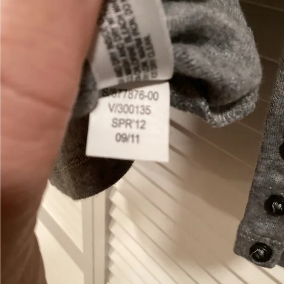 VTG Gap super soft boat neck long sleeve T spring 2011 - Picture 6 of 7